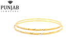 22K Yellow Gold Traditional Bangle