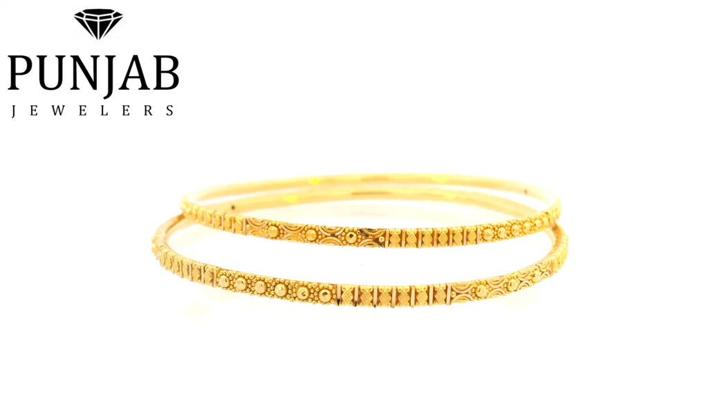 22K Yellow Gold Traditional Bangle