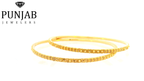22K Yellow Gold Traditional Bangle