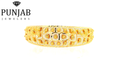 22K Yellow Gold Fancy Bracelet with Lobster Lock