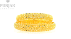 22K Yellow Gold Traditional Bangles – Timeless Classic Design