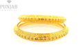 22K Yellow Gold Traditional Bangles – Timeless Heritage Elegance