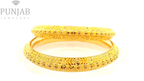 22K Yellow Gold Traditional Bangles – Timeless Heritage Elegance