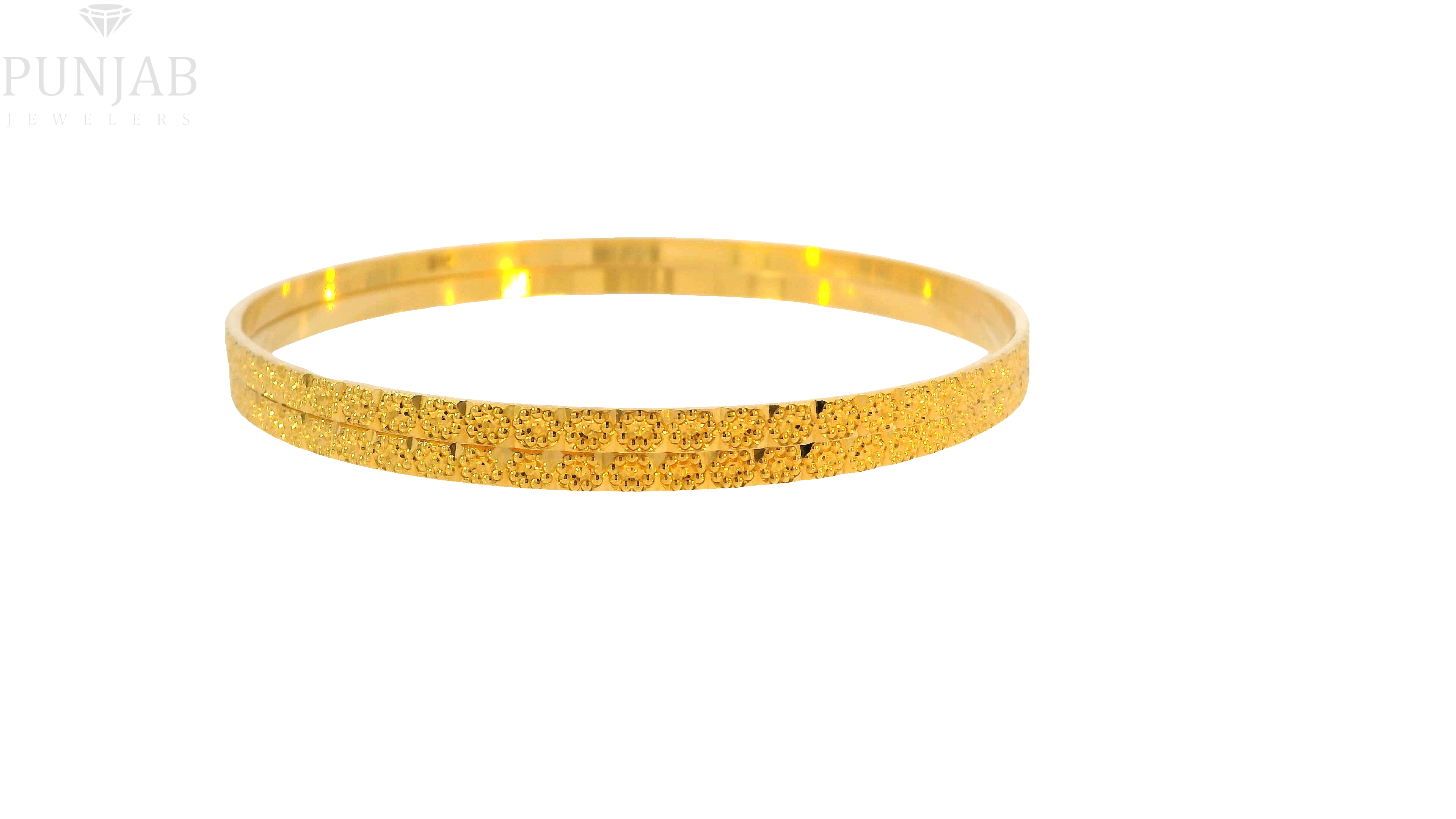 22K Yellow Gold Traditional Bangle