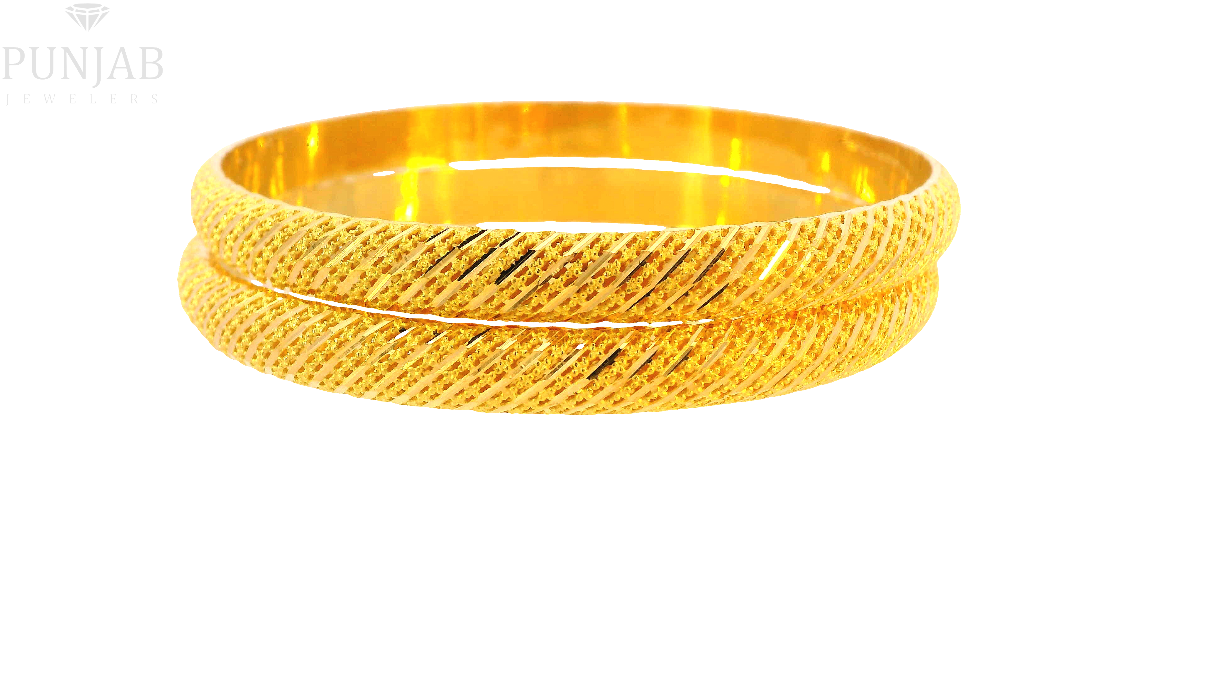22K Yellow Gold Traditional Bangles – Timeless Heritage Elegance