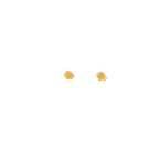 22K Yellow Gold Fancy Stud Earrings | Ultra-Lightweight Polished Tops