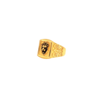 22K Yellow Gold Fancy Men’s Ring | Classic Designer Band
