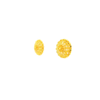 22K Yellow Gold Traditional Stud Earrings | Classic Heavy Polished Tops