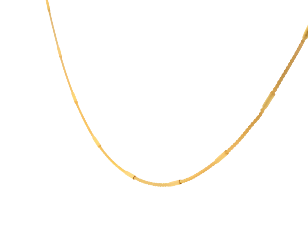 22K Yellow Gold Chain with Lobster Lock