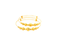 22K Yellow Gold Adjustable Baby Bangles (7.4 Grams)