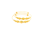 22K Yellow Gold Adjustable Baby Bangles (7.4 Grams)