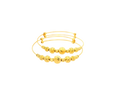 22K Yellow Gold Adjustable Baby Bangles (7.4 Grams)