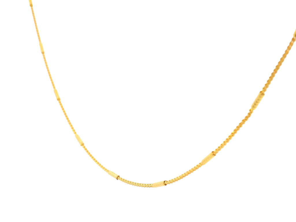 22K Yellow Gold Chain with Lobster Lock