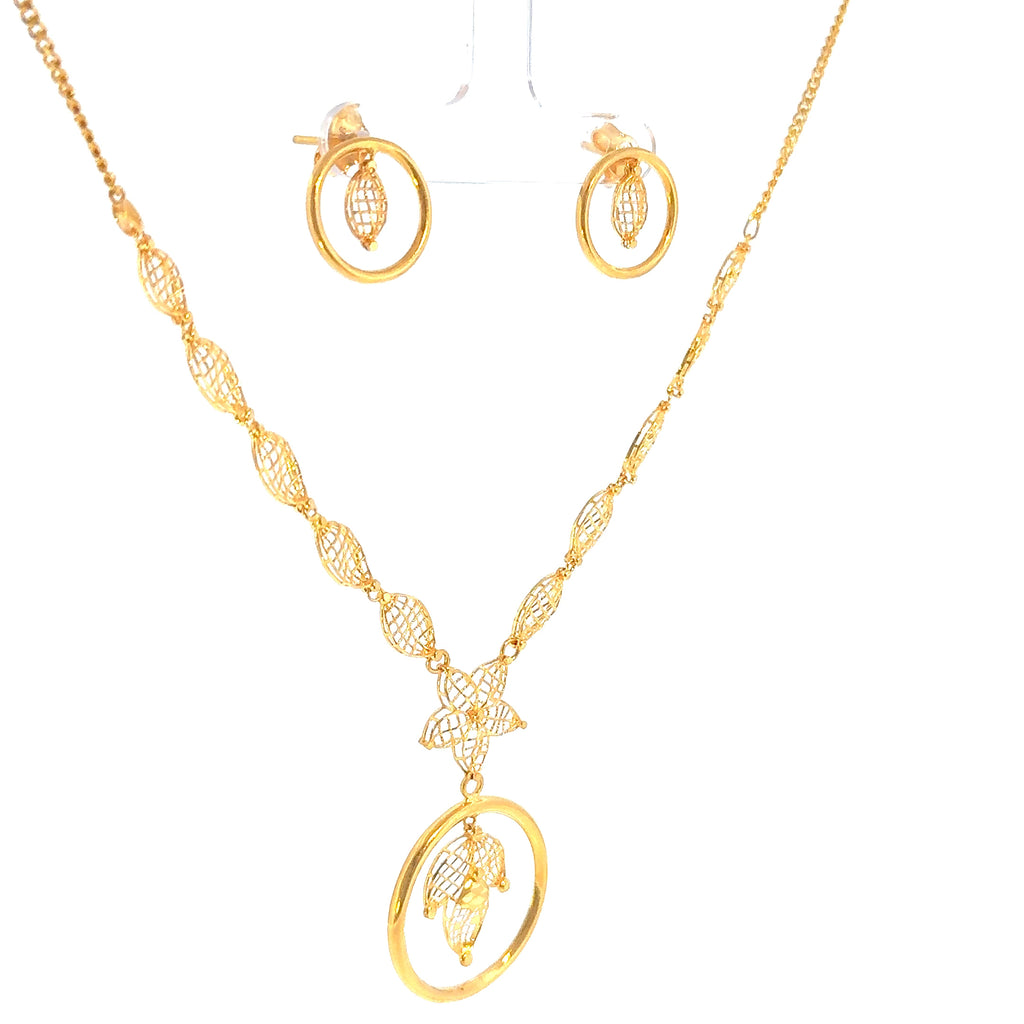 22K Minimalist Yellow Gold Layered Bar and Vertical Stick Drop Necklace