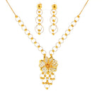22K Minimalist Layered Yellow Gold Multi-Strand Cable Chain Necklace