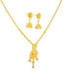 Exquisite 22K Yellow Gold Twisted Rope Chain Necklace