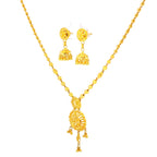Exquisite 22K Yellow Gold Twisted Rope Chain Necklace
