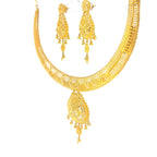 Elegant Yellow Gold Layered Medallion Necklace with Floral Engraving