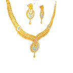 22K Three-Strand Yellow Gold Layered Bead Necklace