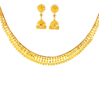 22K Yellow Gold High-Polish Cable Link Chain Necklace