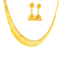 22K Yellow Gold High-Polish Cable Link Chain Necklace