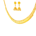 22K Yellow Gold High-Polish Cable Link Chain Necklace