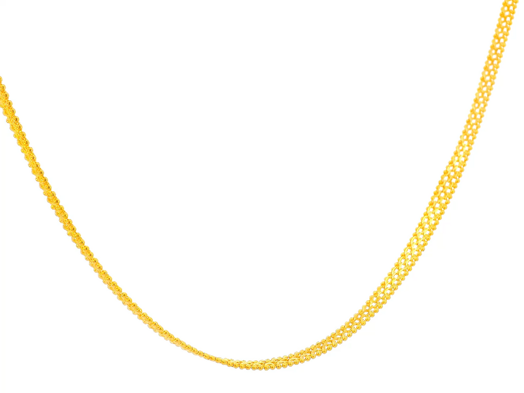 22K Yellow Gold Chain Necklace with 4.25mm Width