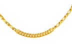 22K Yellow Gold Chain with Intricate Link Design