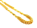 22K Yellow Gold Chain with Intricate Link Design