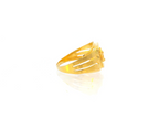 22K Yellow Gold Elegant Symbol Ring