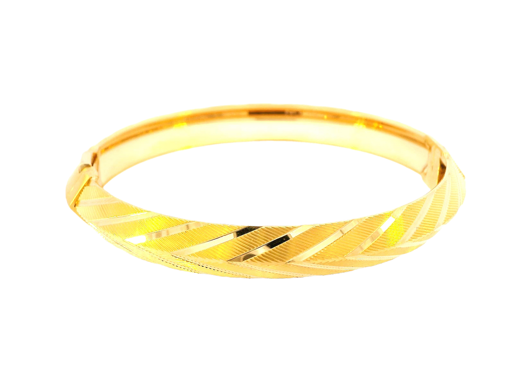22K Yellow Gold Open Bracelet – 38.8g