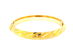 22K Yellow Gold Open Bracelet – 38.8g