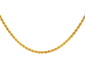 22K Yellow Gold Rope Chain – 24 Inches