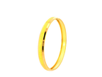 22K Yellow Gold Sleek Bangle – 4.90mm Width