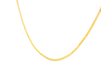 22K Yellow Gold Sleek Chain – 17 Inches