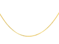 22K Yellow Gold Sleek Chain – 20 Inches