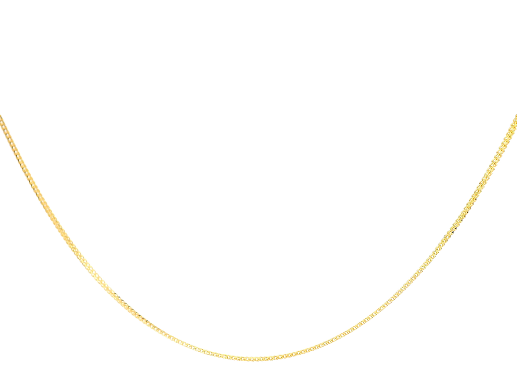 22K Yellow Gold Slim Chain – 20 Inches