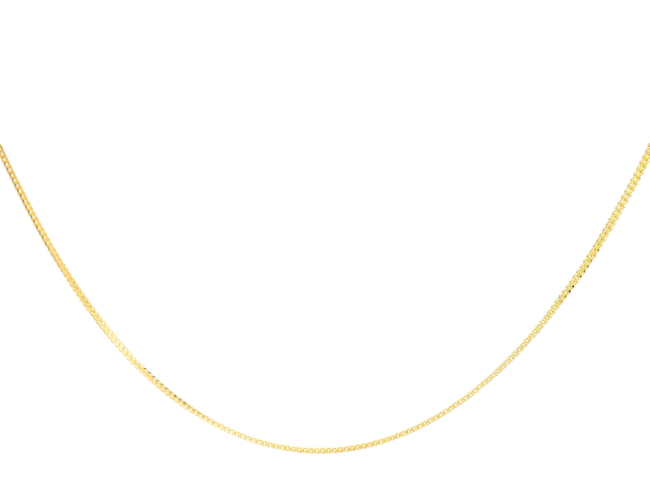 22K Yellow Gold Slim Chain – 20 Inches