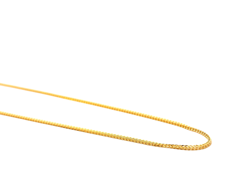 22K Yellow Gold Slim Chain – 20 Inches
