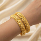 22K Yellow Gold Traditional Bangles – Timeless Classic Design