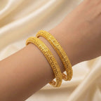 22K Yellow Gold Traditional Bangles – Timeless Heritage Elegance