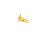 22K Yellow Gold Turtle Design Ring