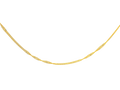 22K Yellow Gold Twisted Link Chain – 18 Inches