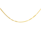 22K Yellow Gold Twisted Link Chain – 18 Inches