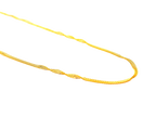 22K Yellow Gold Twisted Link Chain – 18 Inches