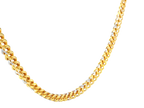 22K Yellow & White Gold Chain with Lobster Lock – 38g