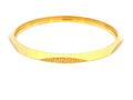 22k Gold Yellow Finish Bangle