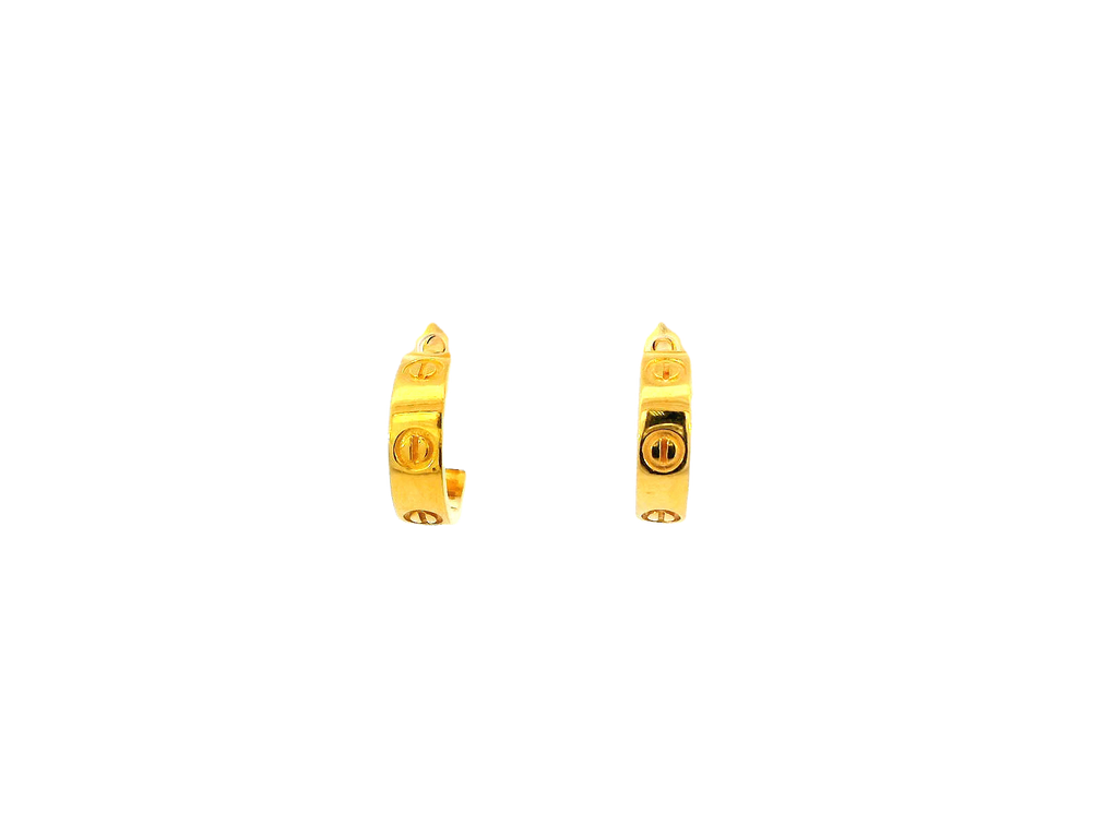 22k Yellow Gold Stud Earrings