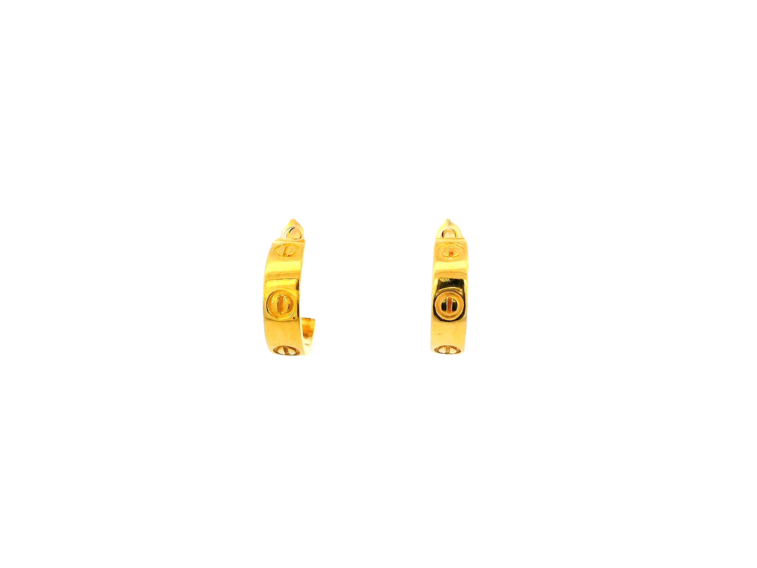 22k Yellow Gold Stud Earrings