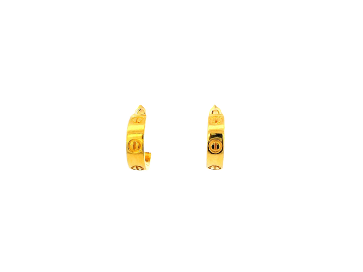 22k Yellow Gold Stud Earrings